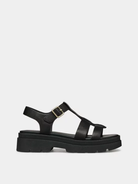 Шкіряні Сандалії Geox Adacter S чорний