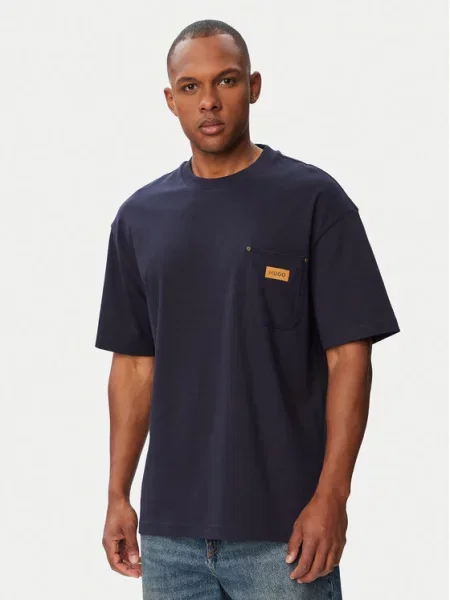 HUGO Tricou Nevado Bleumarin