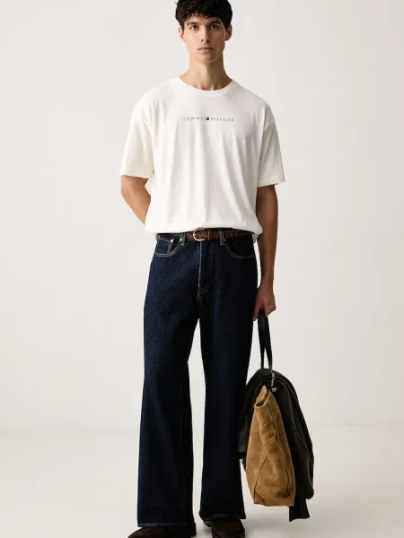 Tommy Hilfiger tričko pánske béžová