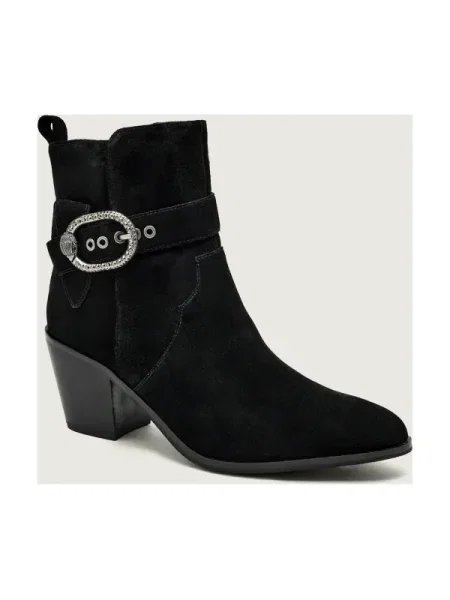 Kurt Geiger Cizme cowboy MAYFAIR | piele întoarsă negru