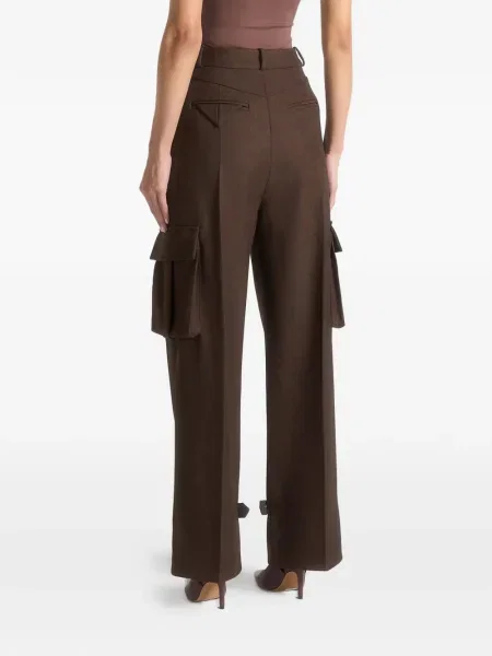 Pantaloni Manière De Voir plisate maro