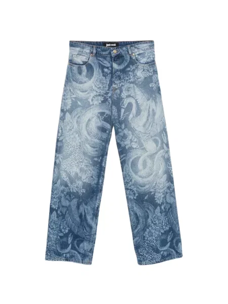 Blugi Just Cavalli cu imagine albastru