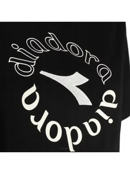 Koszulka tenisowa Diadora L. T-Shirt SS ESS. Sports czarna