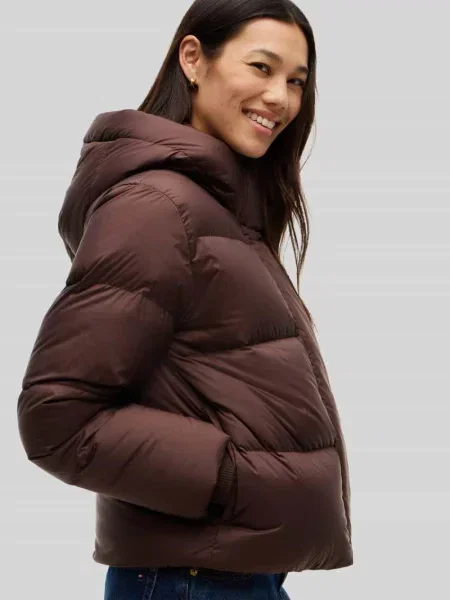 Kurtka puchowa o kroju regular fit z kapturem Tommy Hilfiger