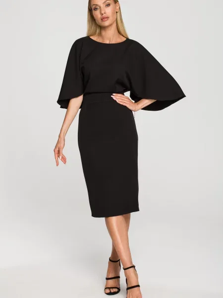 Midi obleka Made Of Emotion črna