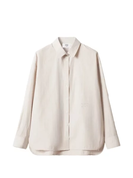Cămașă Maison Kitsune cu broderie cu dungi
