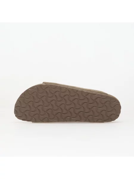 Sandały Birkenstock skórzane bez obcasa beżowe