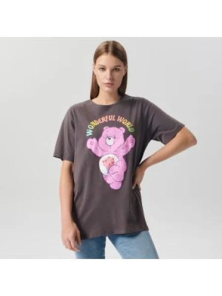Sinsay Tričko Care Bears Šedá