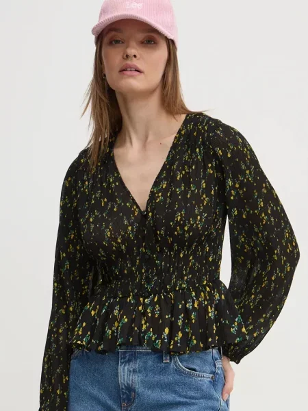 Bluza Desigual OKAYAMA za žene s uzorkom crna