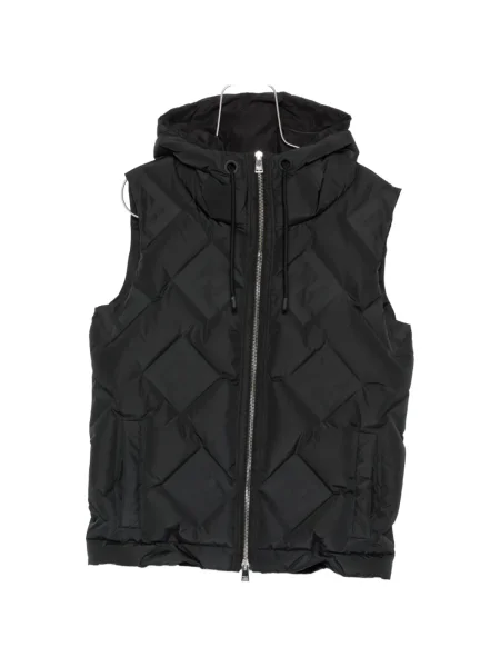 Vestă Fendi cu glugă din jacard negru