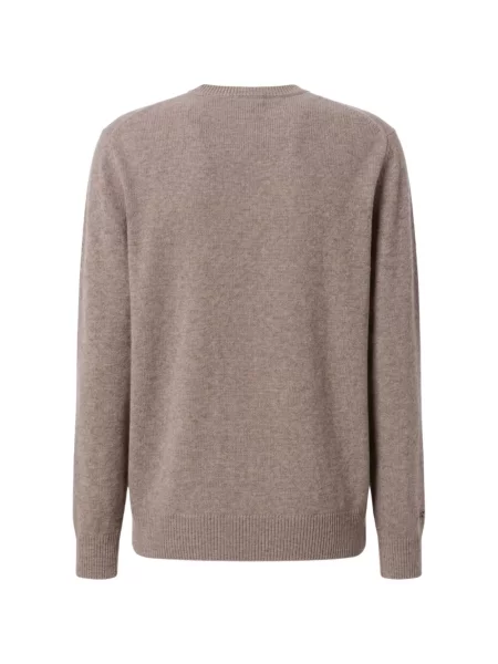 Sweter Mc2 Saint Barth brązowy