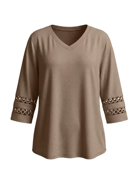 Imily Bela Tricou închis maro