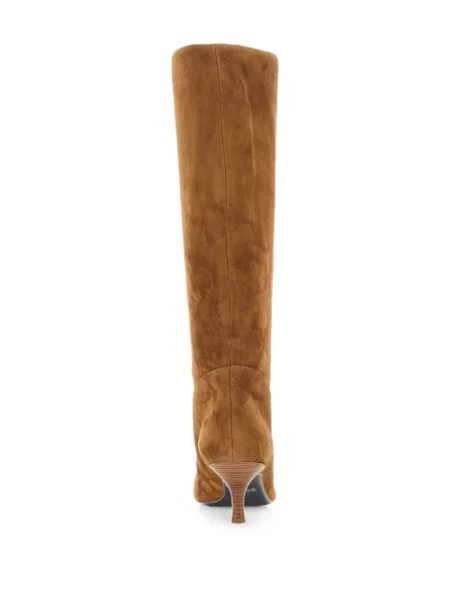 Botine Paris Texas din piele de căprioară roz