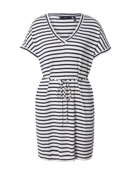 VERO MODA Rochie VMHOLLY bleumarin / argintiu gri