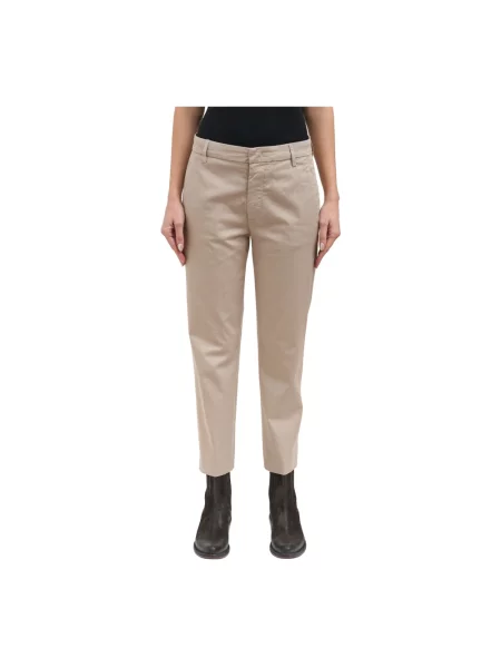 Spodnie Dondup beżowe