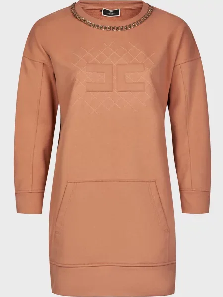 Сукня Elisabetta Franchi коричнева