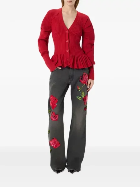 Cardigan Blumarine tricotate roșu