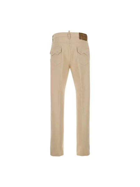 Jeansy Dsquared2 beżowe