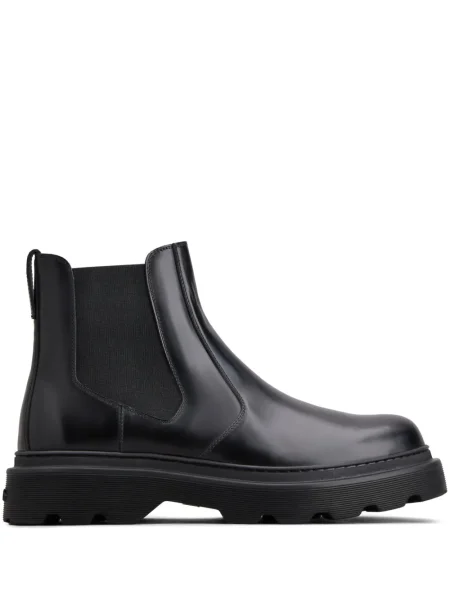 Cizme scurte Tod's din piele negru