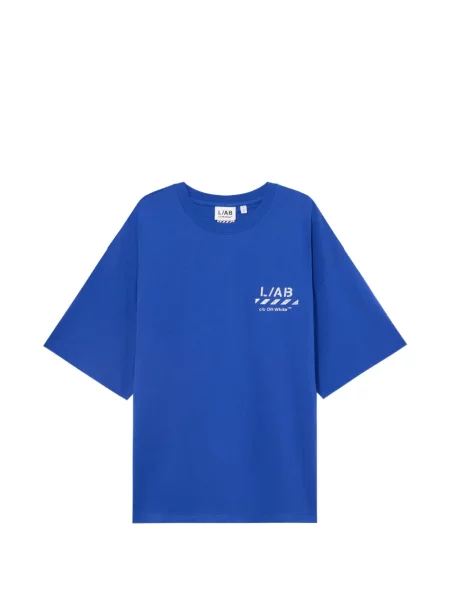 Tricou L/ab C/o Off-white alb