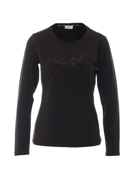 Lung tricou Liu Jo cu paiete negru