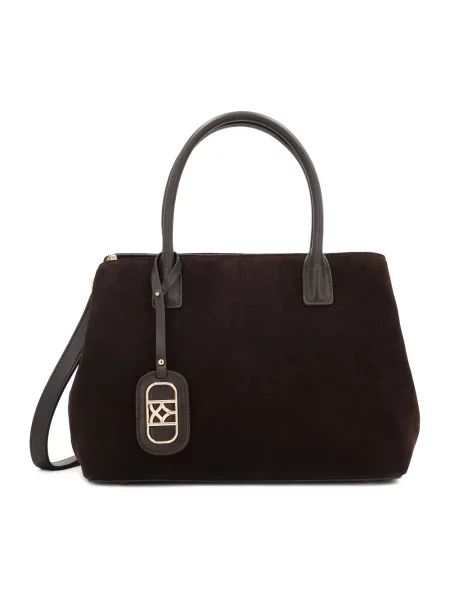 Torebka Kazar zamszowa brązowa