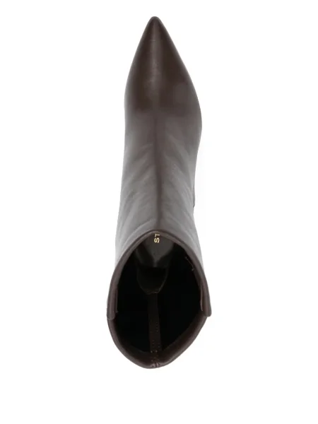 Botine Stuart Weitzman din piele maro