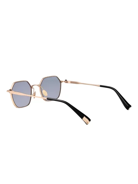 Ochelari de soare Yohji Yamamoto cu imprimeu geometric galben