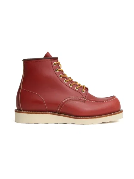 Botki Red Wing Shoes skórzane klasyczne czerwone