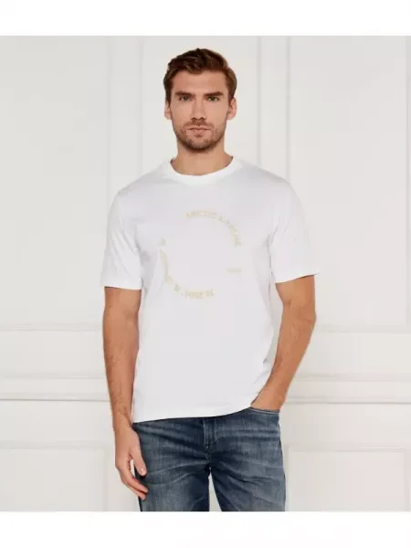BOSS GREEN Tricou alb