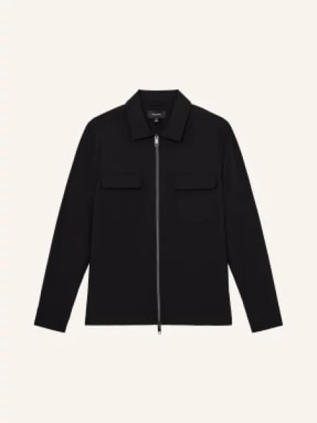 Reiss Převlečná Košile Ascend černá