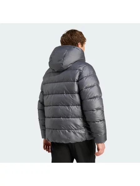 Bunda Essentials CLIMAWARM Synthetic Down Puffer skapucí šedá