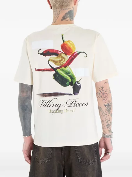 Tricou Filling Pieces alb
