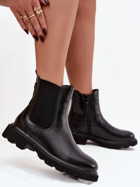 Botine Boto negru