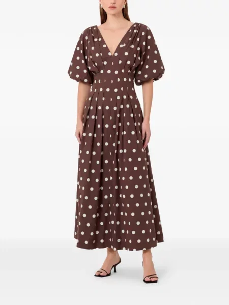 Rochie Nicholas cu buline maro