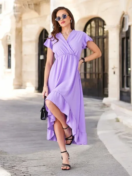 Obleka midi obleka Resti nad koleni črna