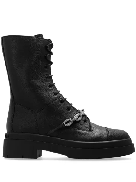 Botine Jimmy Choo de cristal negru