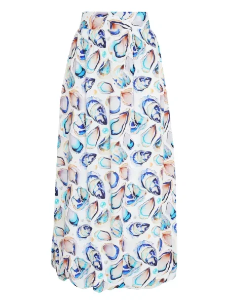 Spódnica Brigitte z nadrukiem biała