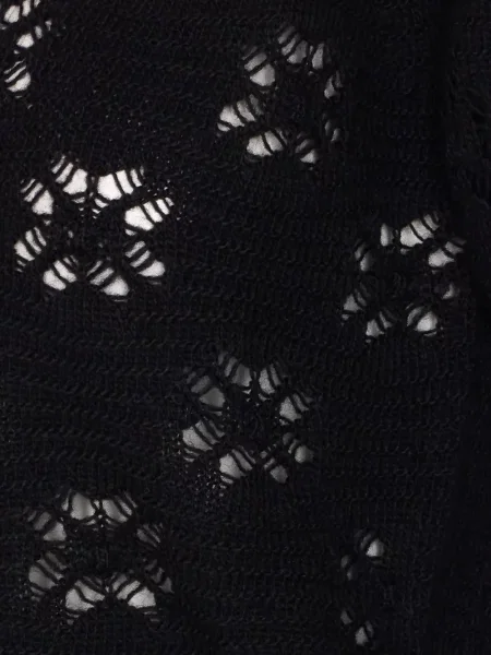Kardigan Twinset z dekoltem w serek czarny