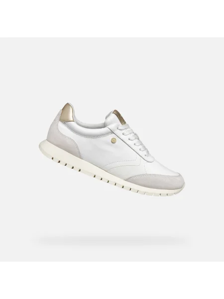Sneakerși Geox alb