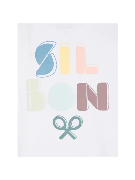 Tricou copii Silbon alb