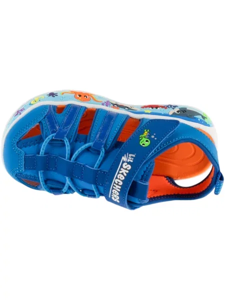 Sandále Skechers modrá