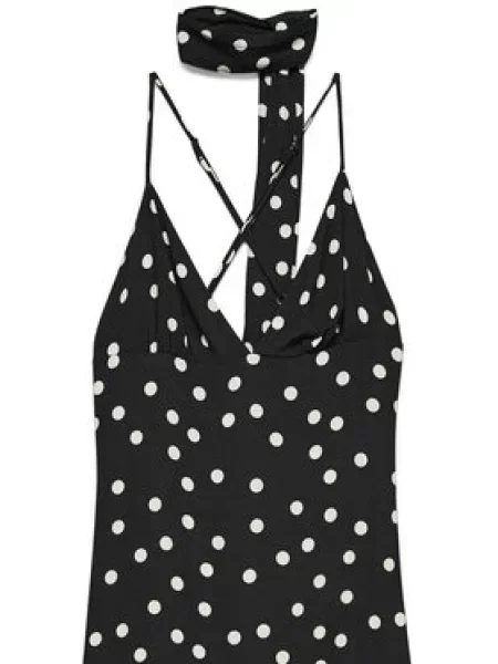 Vero Moda Nyári ruha Elisa Fekete fehér