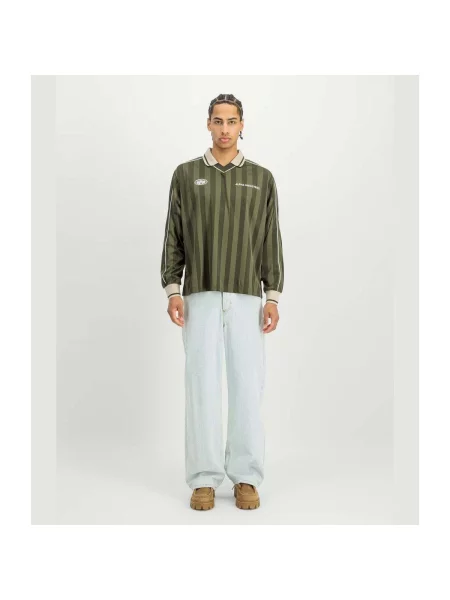Polokošeľa Alpha Industries zelená