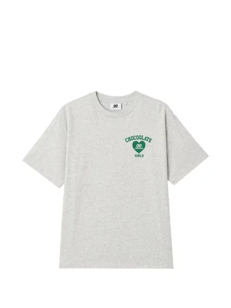 Tricou Chocoolate cu imagine cu motiv cu inimi gri