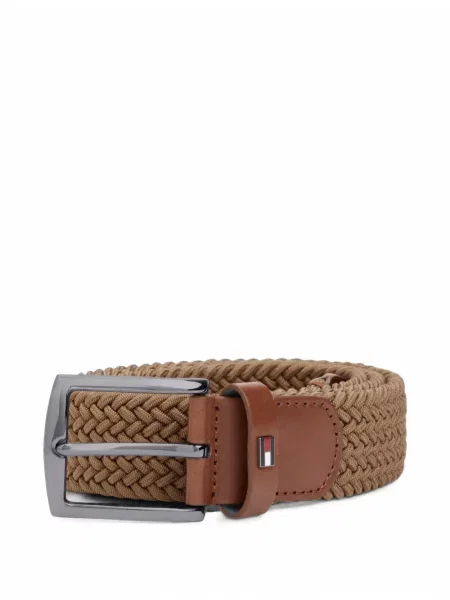 Cu centură curea Tommy Hilfiger maro