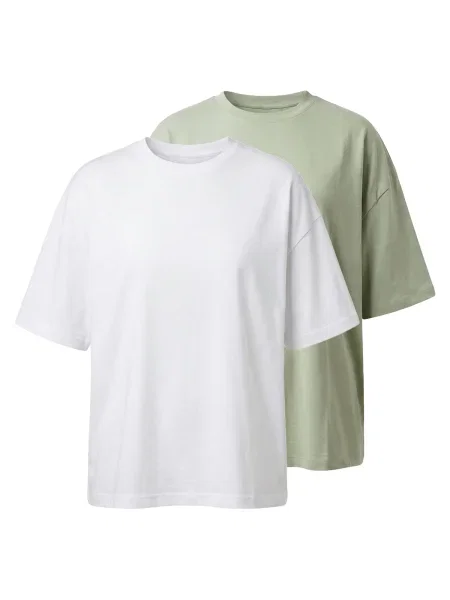 Studioselect Tricou Victoria verde mentă alb