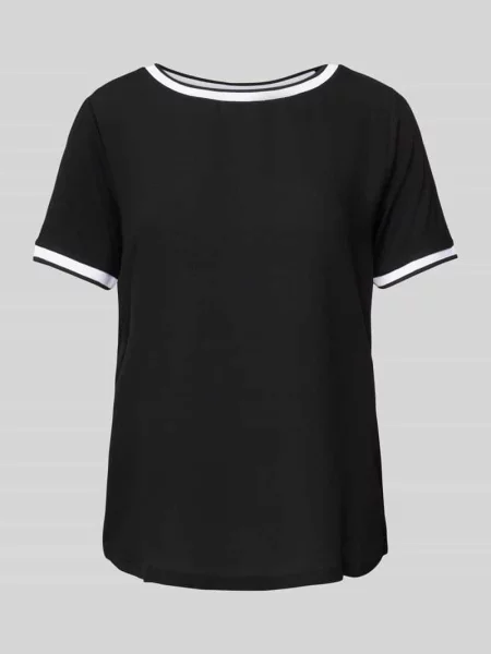 T-shirt z okrągłym dekoltem More & More czarna