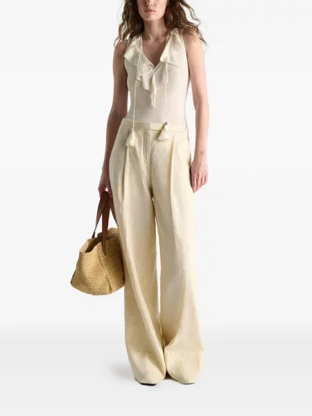 Top Dorothee Schumacher cu volane alb