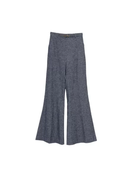 Spodnie Zimmermann dzwony niebieskie